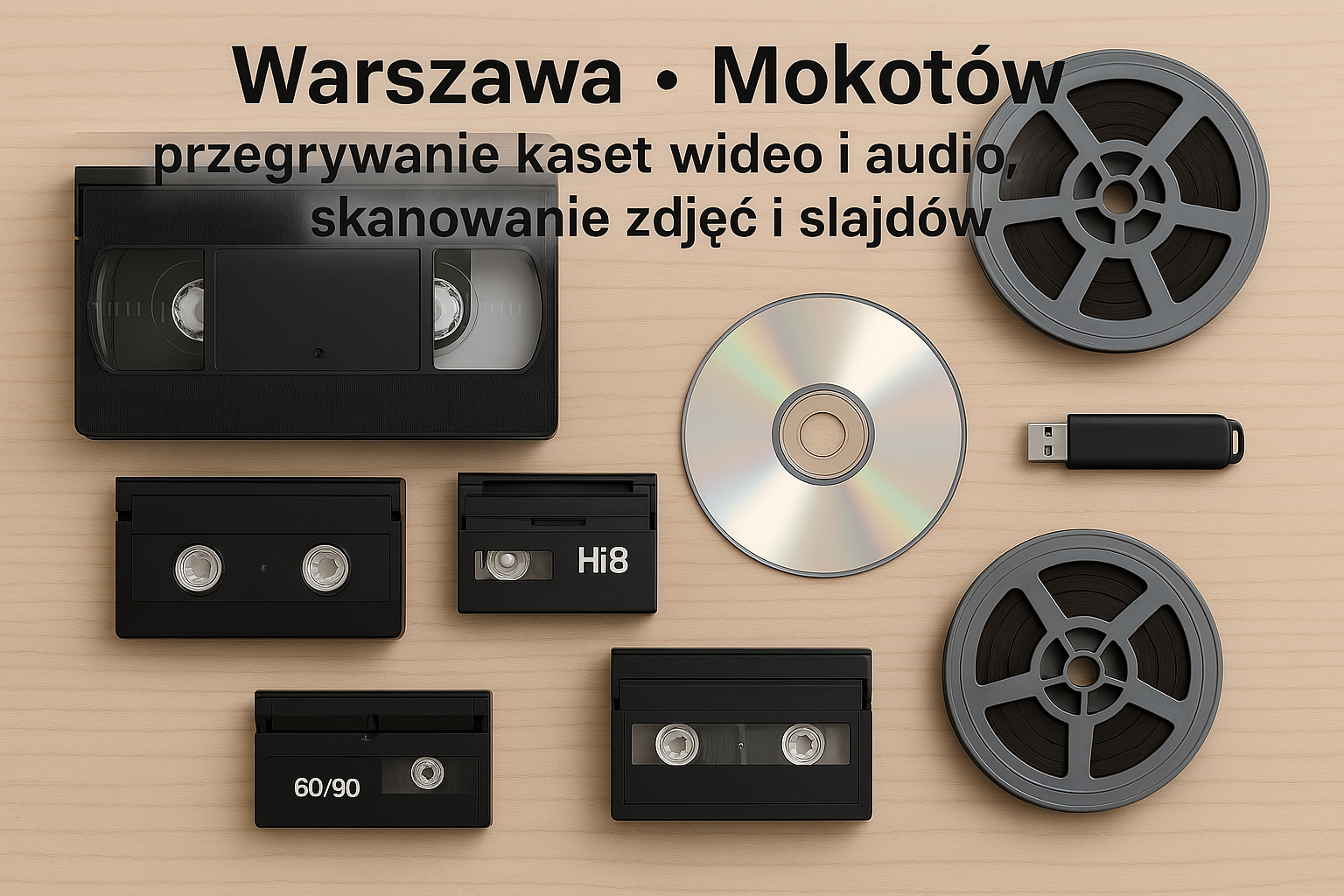 Profesjonalne przegrywanie kaset wideo w Warszawie Mokotów – ocal wspomnienia