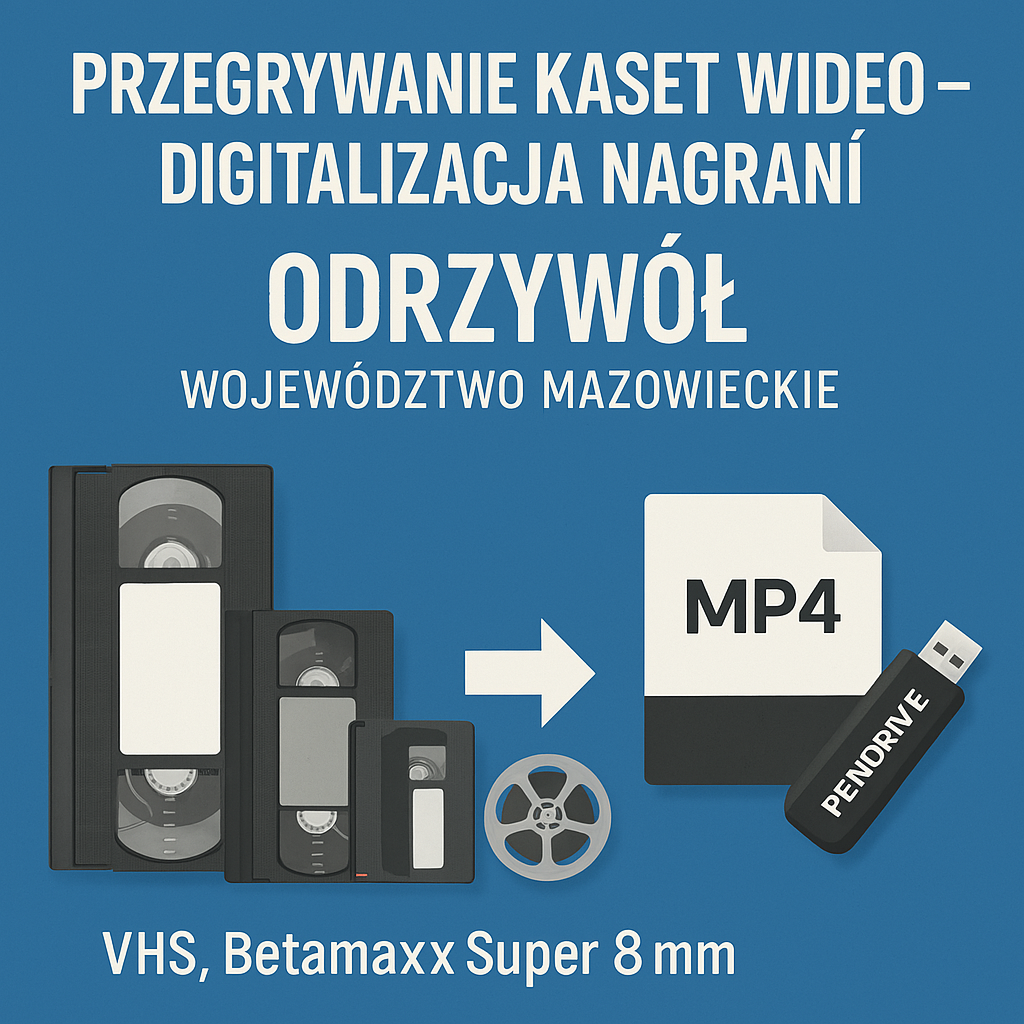 Digitalizacja nagrań wideo w Odrzywole – najlepszy sposób na zachowanie rodzinnych wspomnień