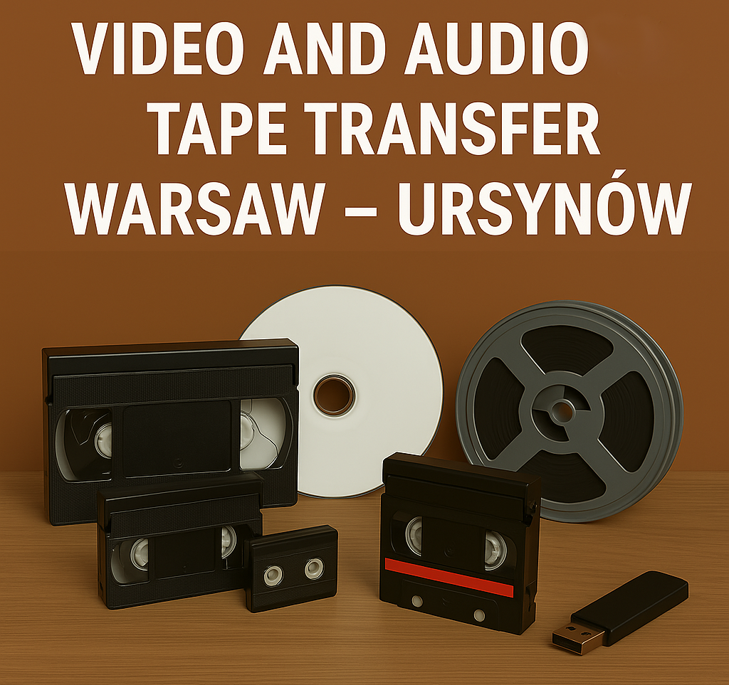Convert Your Video and Audio Tapes in Warsaw Ursynów – Preserve Your Memories!